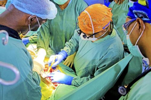 Open Heart Surgery procedure at Regions Stroke  Neuroscience Hospital